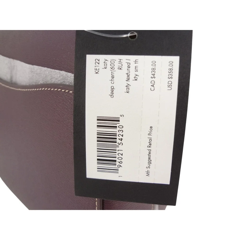 Kate Spade Katy Small Top Handle Bag‎ Deep Cherry Textured Leather KE122 NEW